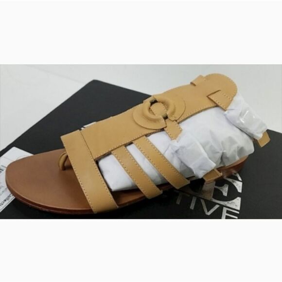 Australia Luxe Collective Palm Gladiator Sandal Gold US 5  BNWB Australia Luxe Palm Gladiator Sandal
